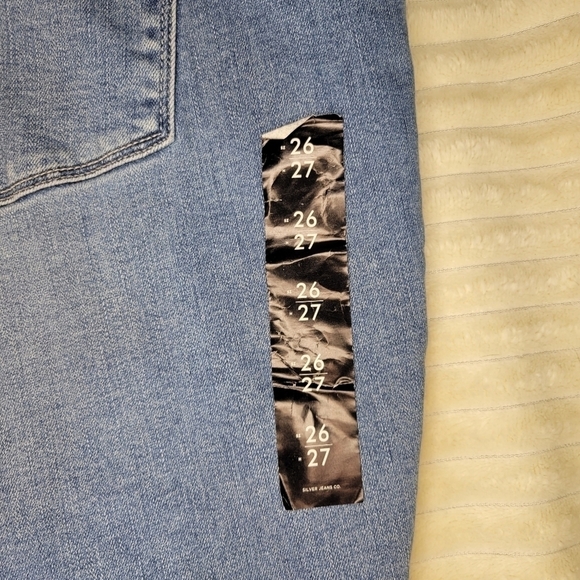 Silver Jeans High Rise Skinny Jeans Sz 26 NWT - Picture 3 of 11